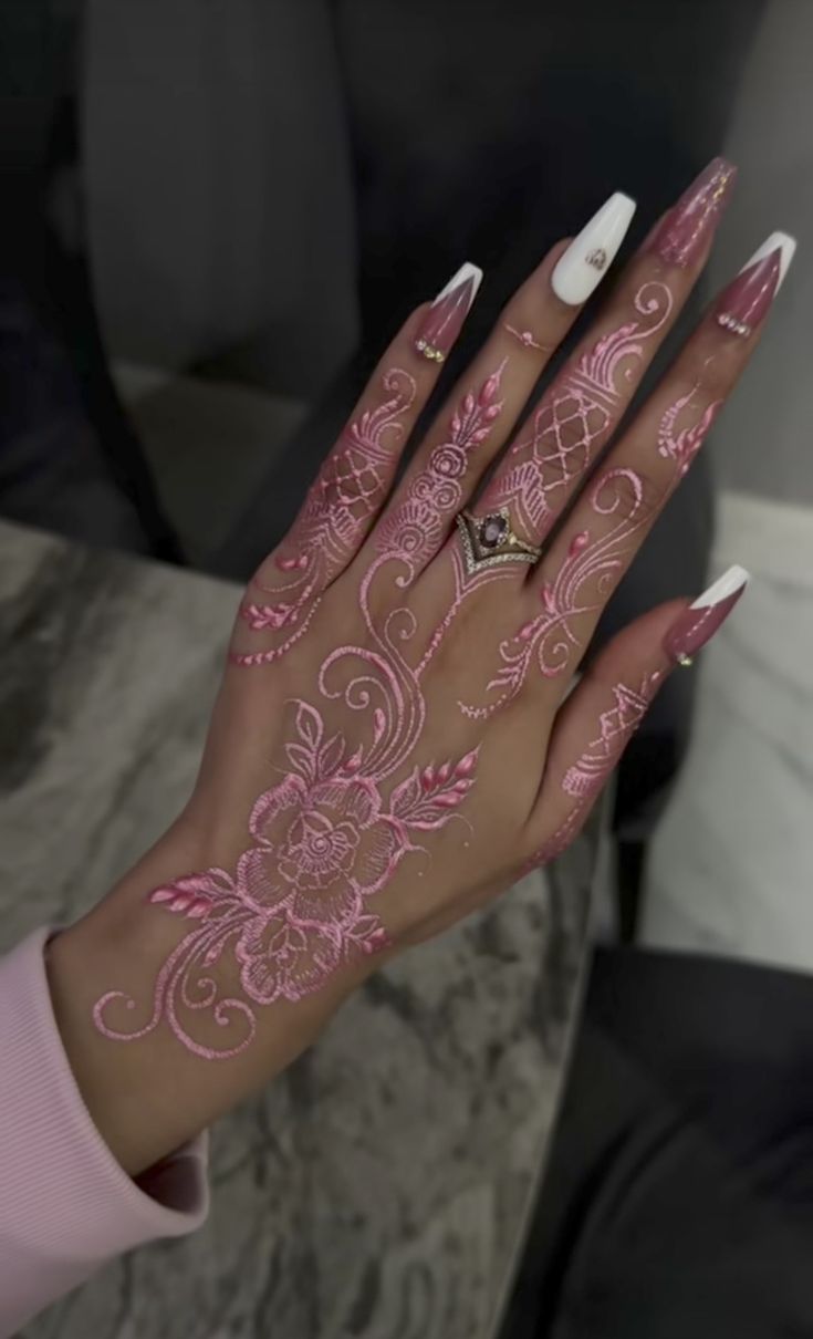 Henna Rose Pink Package